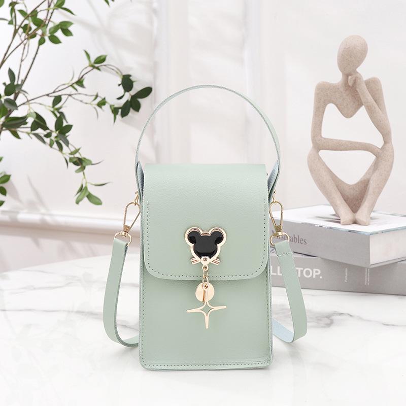 Cute Pendant Single Shoulder Crossbody Mobile Phone Bag Versatile Fashion Simple Women's Bag