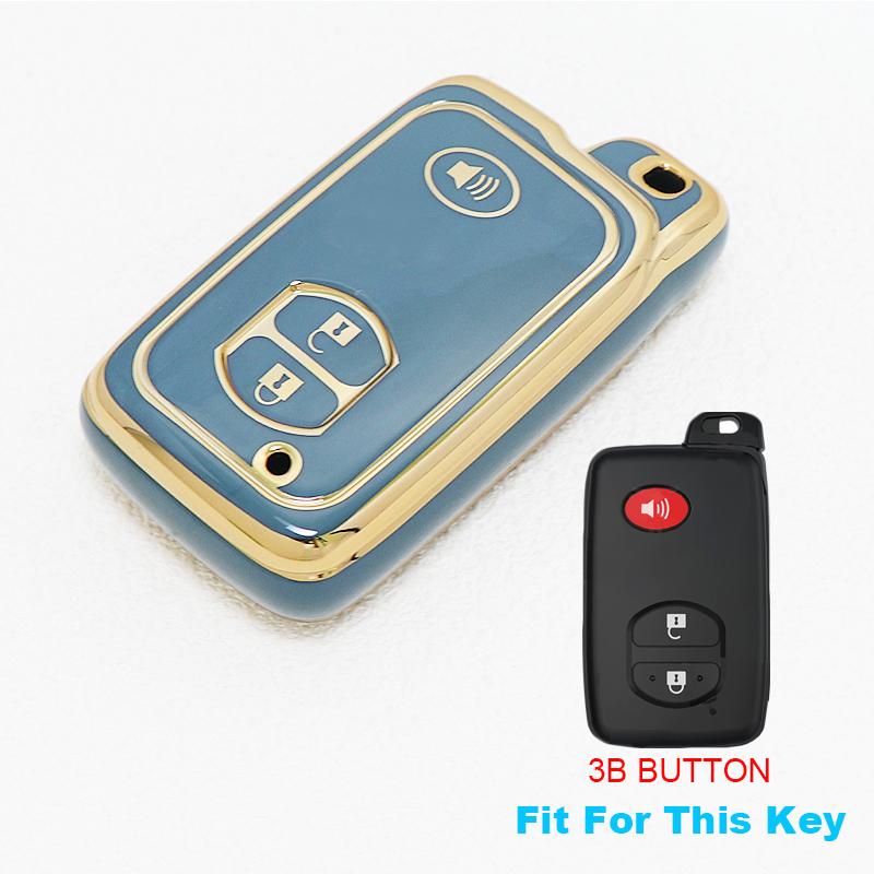 Suport husă carcasă pentru Toyota Yaris Corolla Vitz RAV4 Land Cruiser Camry Highlander Prado Prius Carcasă telecomandă auto fob