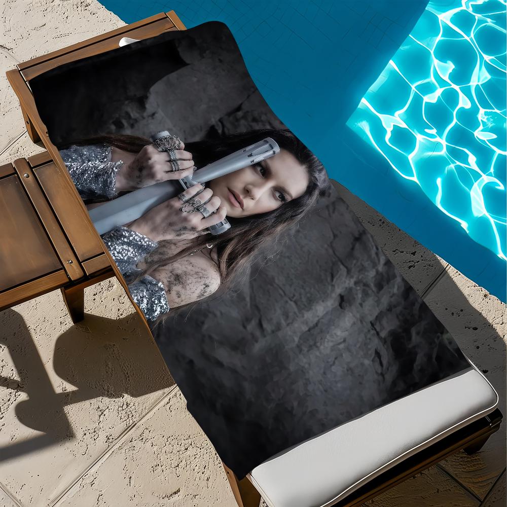 

P-Pausini CANTO DELUXE Towel YO 2 Beach Bath L-Laura Quick-Drying Lightweight Portable Sauna Camping Swim Pool Travel W30*H60(CM)