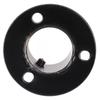 Wardrobe Rail Supports 2pc Anti-rust Black Bracket