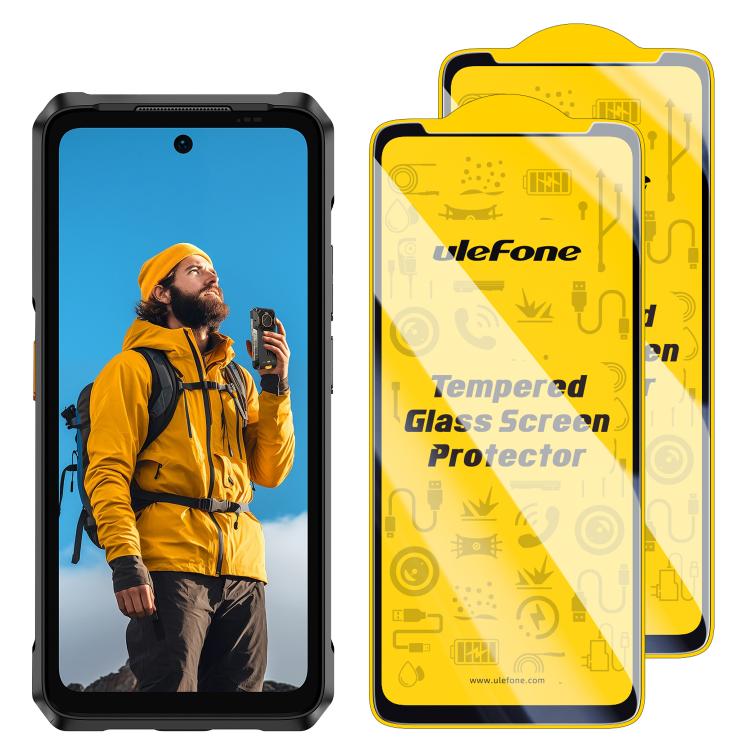 2 pezzi / Confezione Ulefone 9H HD Anti Impronta Vetro Temperato Proteggi Schermo