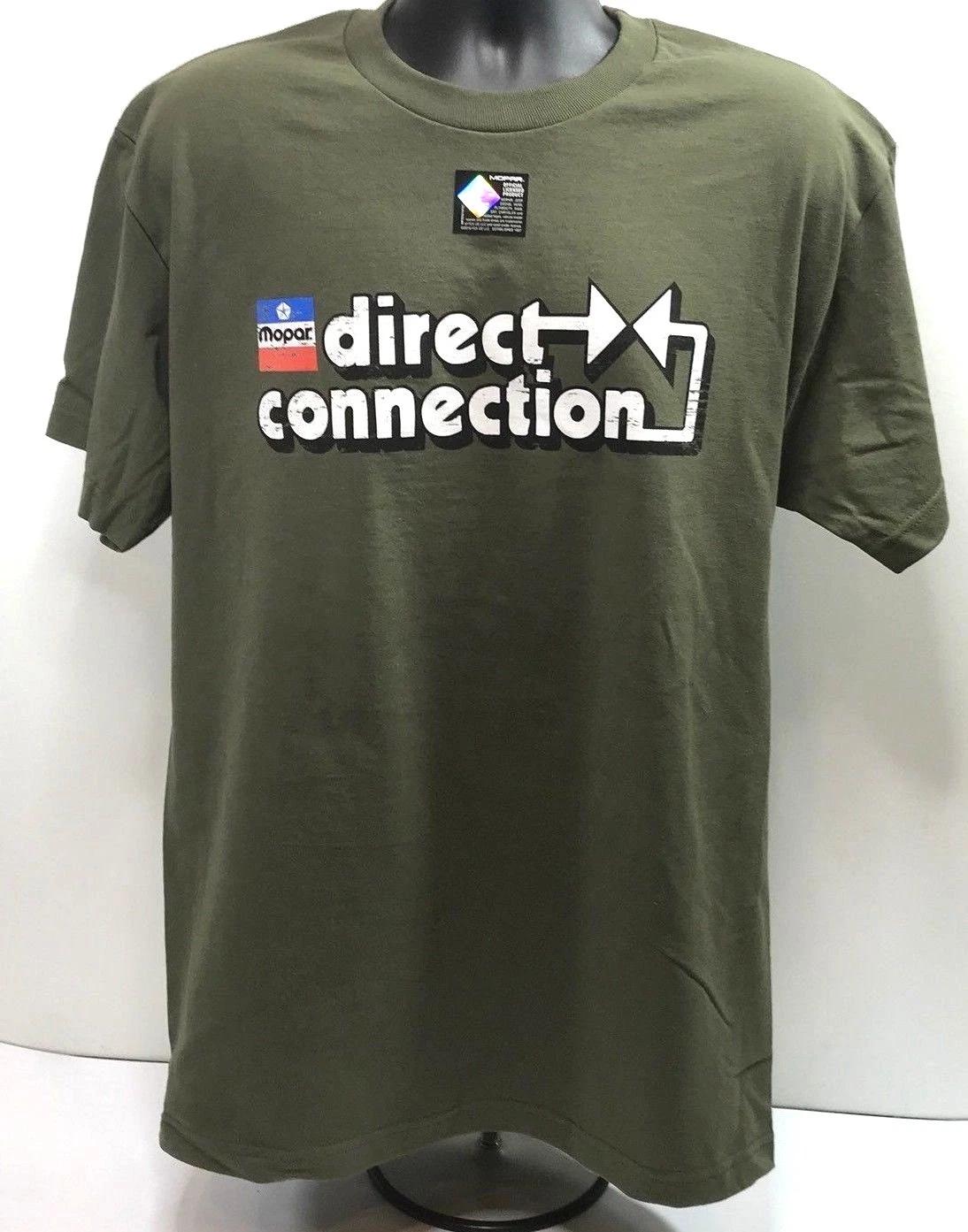 Green T-Shirt w/ Mopar Direct Connection Logo / Emblem (Licensed) S