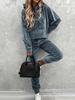 Autumn Winter New Velvet Casual Set Long Sleeve Women's Clothing