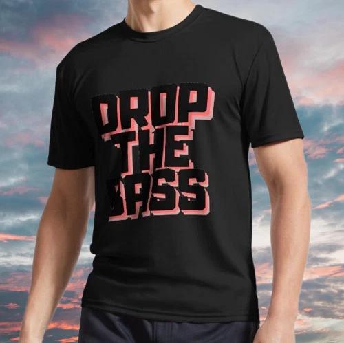 Новая футболка The Bass Black Активная футболка Смешная Размеры S - 5XL S