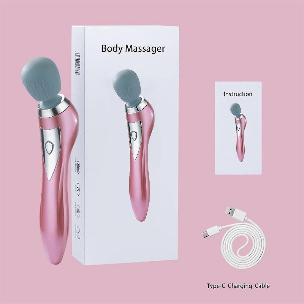 Personal Handheld Vibrating Massager-Cordless Full Body Massager, Electric Massager for Face Neck Back Shoulder Waist Leg Feet, Portable 5 Mode Vibrat
