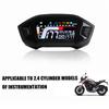 A64P-Universal Motorcycle LCD Digital Speedometer 13000RPM Backlight Digital Odemeter Tachometer For 1,2,4 Cylinder