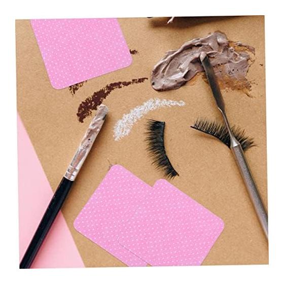 Eyelash Extension Remover Eyelash Glue Residue Remover Wiping Cotton Sheets Cotton Glue Wiping Cloth 200 Pieces Travel Cleaning Goods