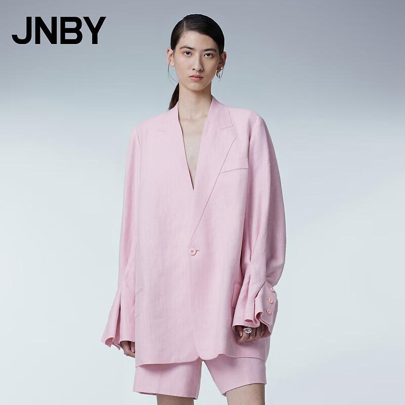

JNBY Women s Relaxed Fit Linen Blend Suit Jacket S