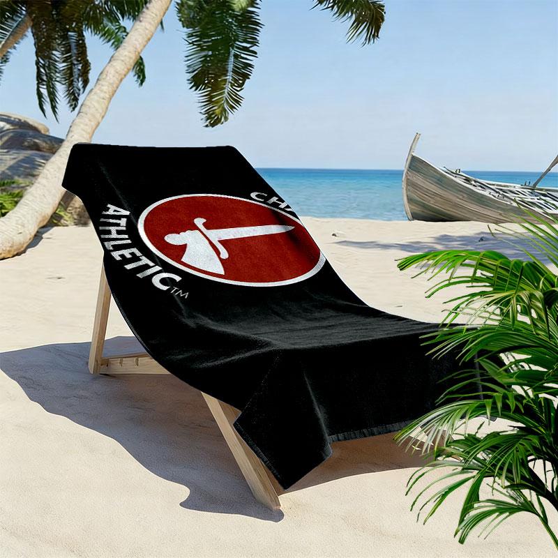 CAFC Print Beach Towel, Large Soft Quick Dry Towel for Beach Camping Swimming