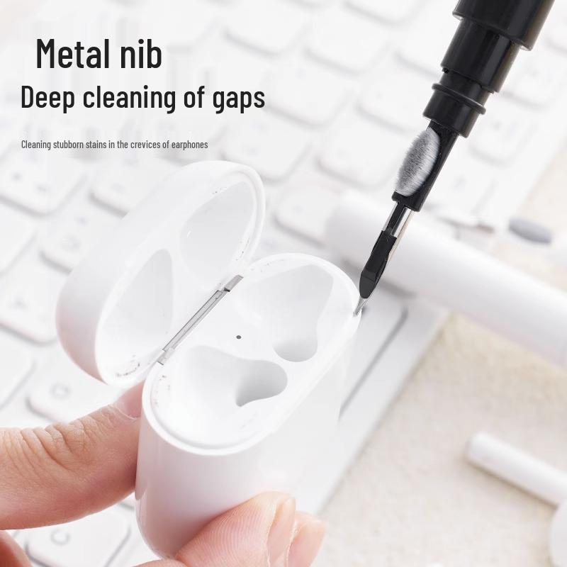 Bluetooth Headset & Phone Receiver Cleaning Pen - Multifunction Dust Removal Tool with Brush