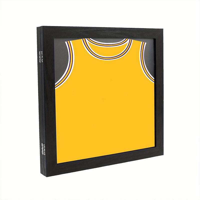 1PC Horizontal Home Multi-Sport Jersey Display Cases Classic Shadow Box for  Sports Shirts Office Decor With Hook Desktop 2 Sizes
