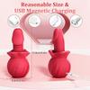 Saugender Dildo-Vibrator mit 3 Saug-, 10 Dreh- und 10 Vibrationsmodi, weiblicher Klitoris- und Vaginal-Sexstimulator, Sexspielzeug