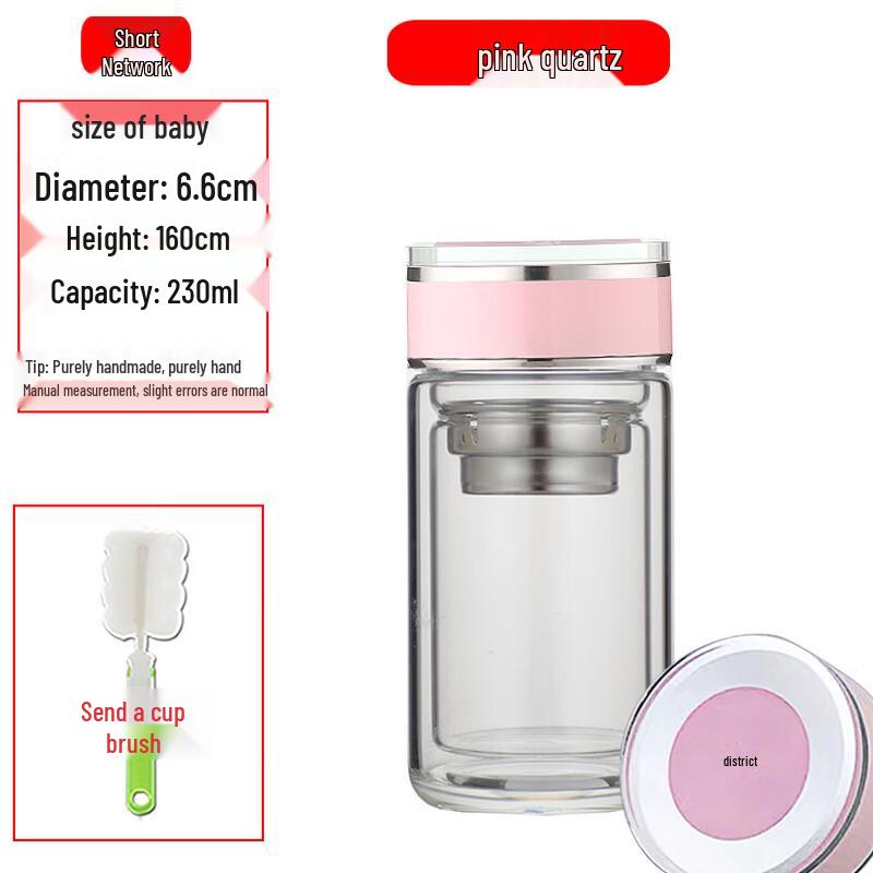 Shangqi Double-Wall Glass Water Bottle