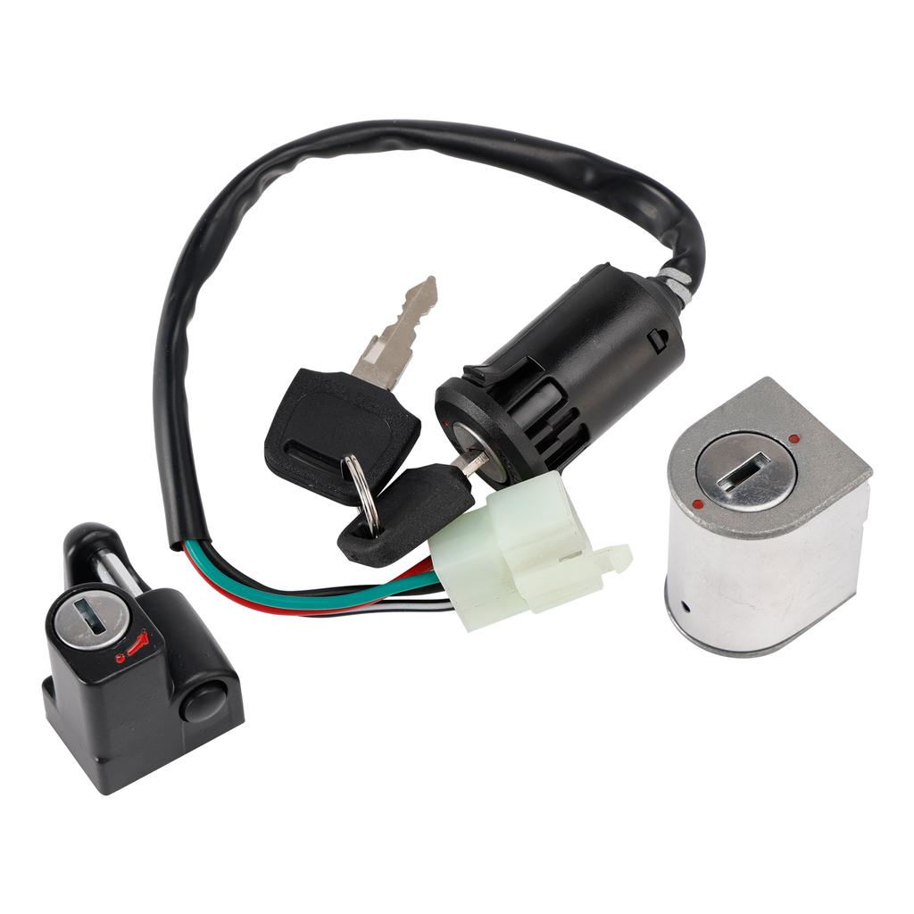 Main Ignition Switch Key Helmet Steering Lock Set For Honda XL250S XL500S 78-81