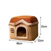 Dog Bed House Removable Cushion Anti Slip Bottom for Small Medium Large Dogs Cat Indoor Cats