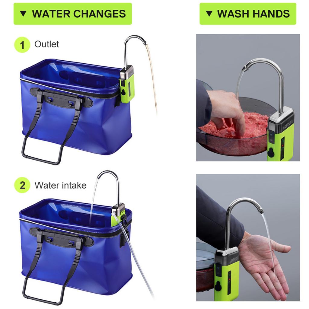 3-in-1 Multifuctional Oxygen Pump Automatic 3 Modes Automatic Inductive Pumping USB Charging Mini Air Pump