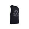 Letter Print Training Breathable Running Vest Men Tops Black 1346097-001