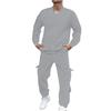 Mens Sweatsuit Set 2 Piece Athletic Tracksuit Sports Tops+Pants