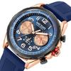 MEGIR Men Watches Luxury Quartz Wristwatch Waterproof Men's Sports Chronograph Silicone Strap Clock Relogio Masculino 2230