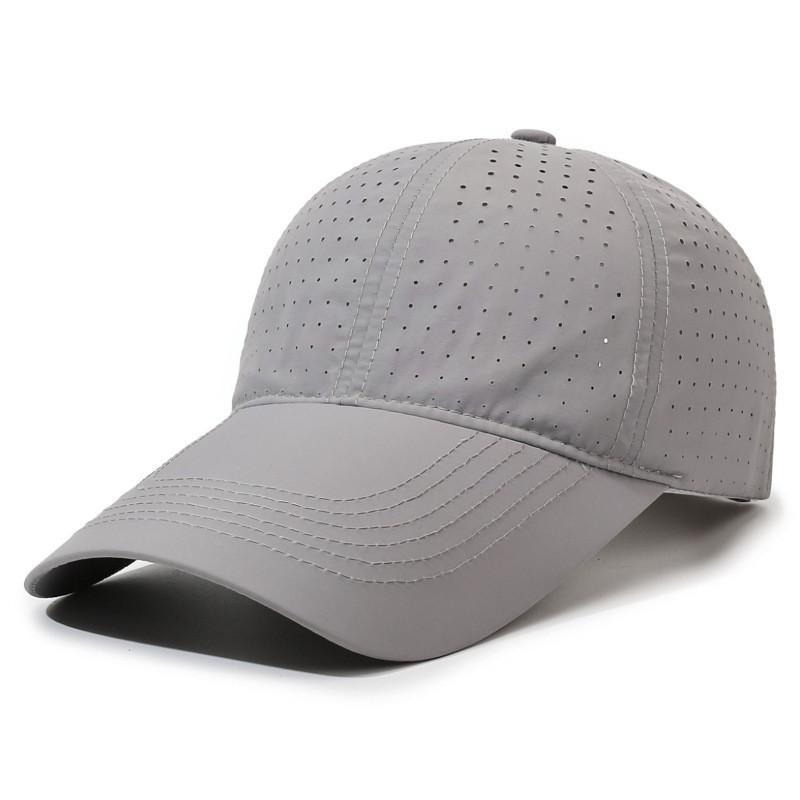 Summer Breathable Adjustable Baseball Cap With Extended Brim For Outdoor Sun Protection