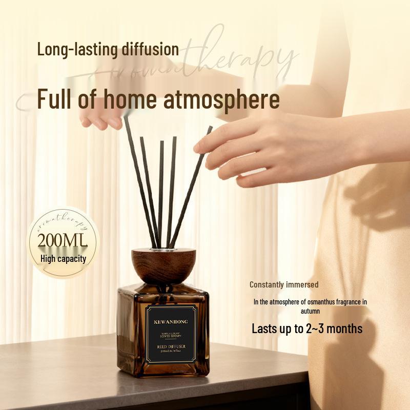 2026 Indoor Aromatherapy Rattan Diffuser: Flameless, Long-lasting Hotel Fragrance for Home Odor Removal
