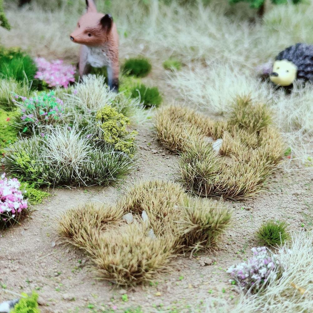 Realistic Miniature Landscape Lawn Model Natural Look Static Grass Cluster  Building Models