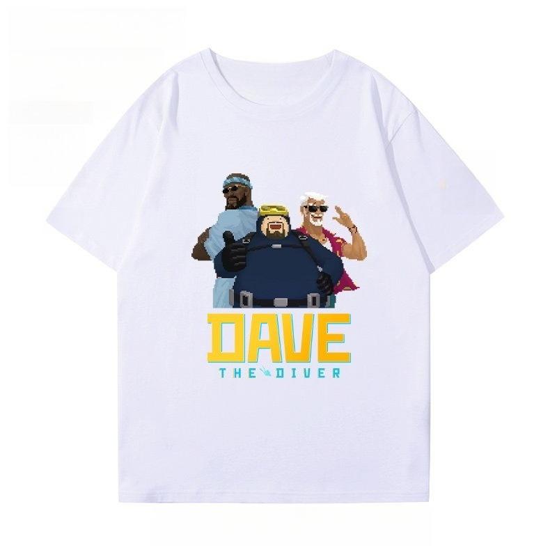 Diver Daves Shortsleeved Cotton 2026 New Cotton Summer Tshirt with A Summer Shortsleeve Design Tshirt for Unisex