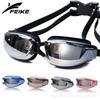 Adult Anti-Fog Waterproof HD Prescription Swimming Goggles Men Women PC Lens