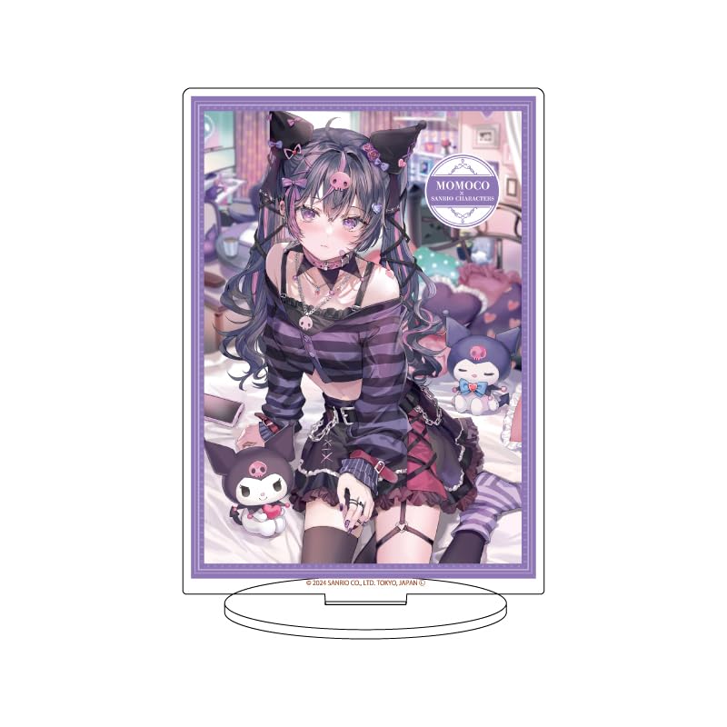 

Момоко х Персонажи Sanrio 04 Куроми [Иллюстрация-коллаборация] Акриловая подставка