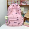 Schoolbag new Japanese-style cute girl's backpack, haha fun lightweight backpack, versatile for students, middle and high school students
