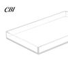 Organizing Tray for Toiletries Clear Acrylic Decorative Tray, Modern Rectangular Vanity Space Stylish Tabletop Organizer Saving Jewelry And