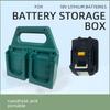 Multiple Cell Plastic Battery Organizers For 18V Batteries Holds 4/6Units Sturdy Storage Rack Space Saving Holders