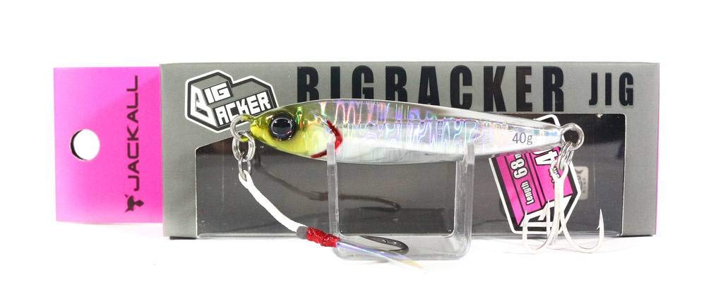 

JACKALL Metal Jig Big Backer Jig 68mm 40g Shirasu Wave Holo Silver/Magma