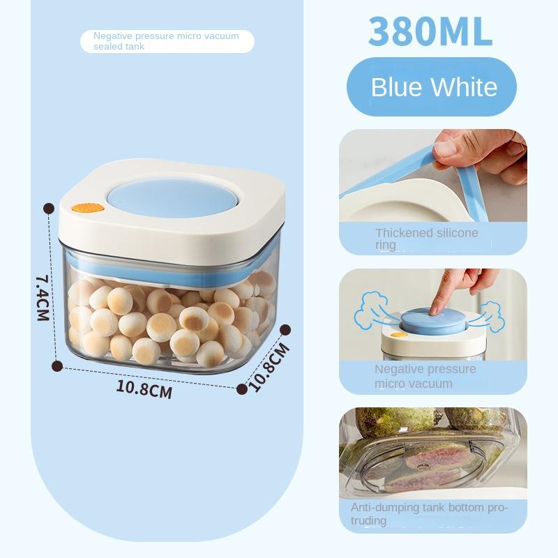 

Нажмите на вакуумную банку, контейнер для хранения пищевых продуктов, кухонная банка для хранения кофейных зерен и цельного зерна