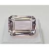 Beautiful Natural Morganite Light Peach 20+ Ct Emerald Cut Certified Gemstone