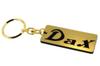 Dax Gold Black Double Ring Acrylic Original Keychain for DAX 70 50 125 Custom Parts Exterior Seat Mirror Handle Accessories A-238-1 &