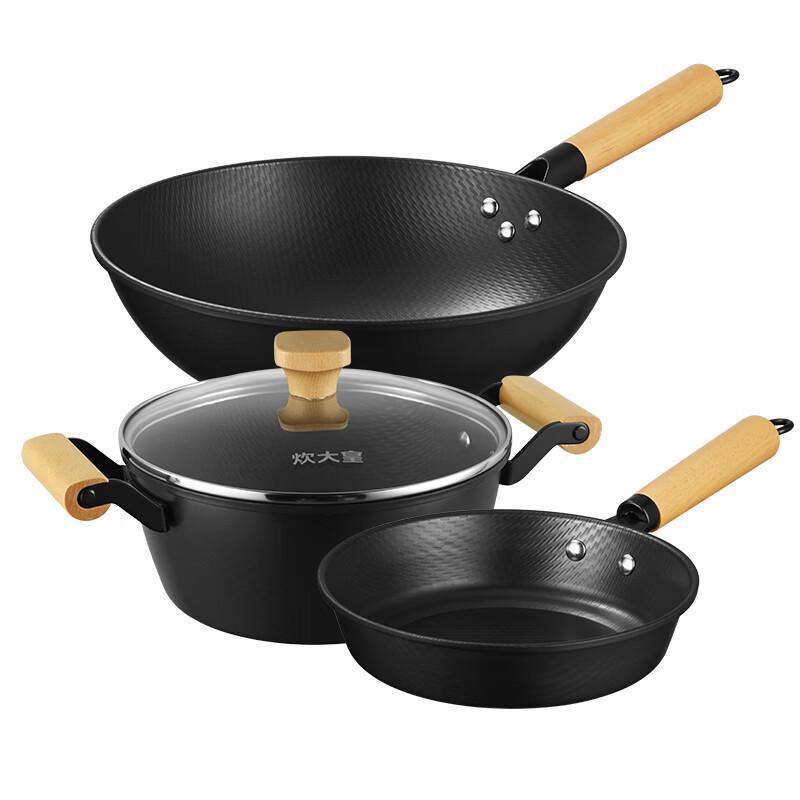 COOKER KING Shanghua Iron Pot 3-Piece Set