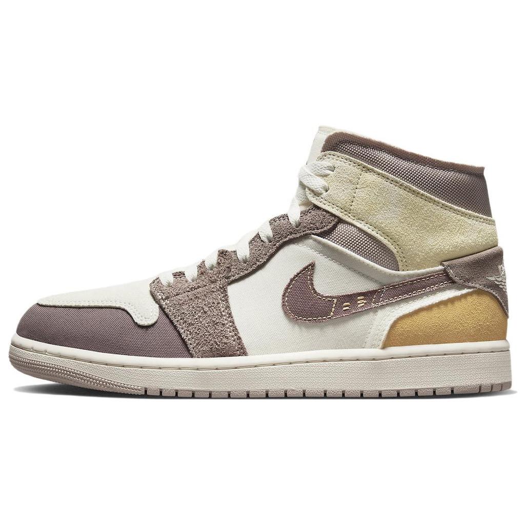 New JORDAN Air JORDAN 1 Mid Se Craft Taupe Haze DM9652-102