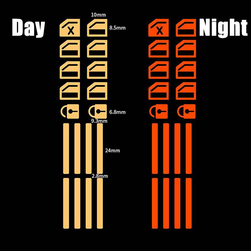 18 Pcs/set Luminous Automobile Interior Stickers Universal Car Windows Control Panel Decals Auto Door Window Lift Button Sticker