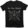 Unisexs Retro Graphic TShirt Be Not Afraid Biblical Angel Seraphim Design Short Sleeve Tee Vintage High Street Casual Wear