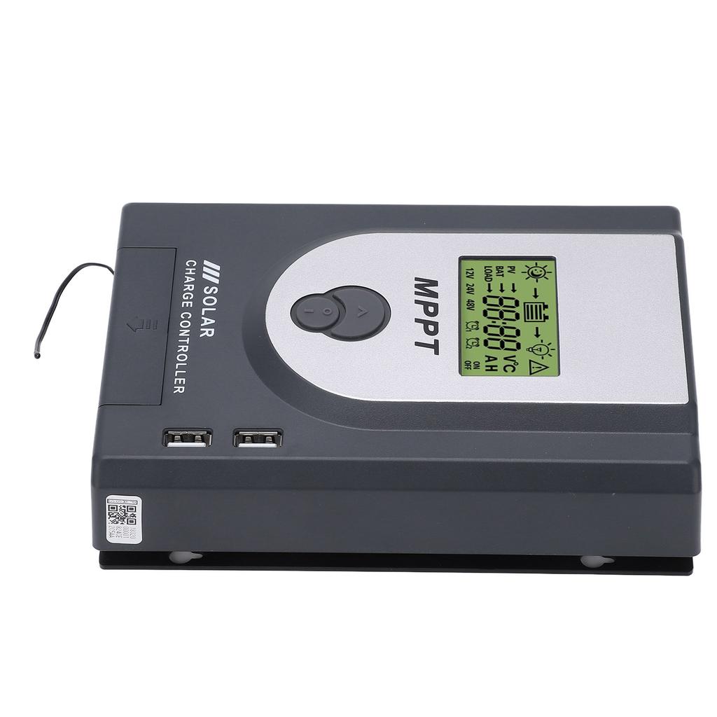 12V 24V MPPT Solar Charger Controller 10A Adjustable Parameter With Dual USB Port Solar Panel Regulator