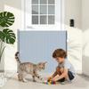 Retractable Gate Indoor No-Drill Pets Mesh Door Doorways Mesh Gate for Indoor Home Staircase Hallway Terrace Porch Kitten Puppy
