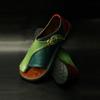 Women's Plus Size Color Block Flat Sandals, Low-Top, Sizes 35-43