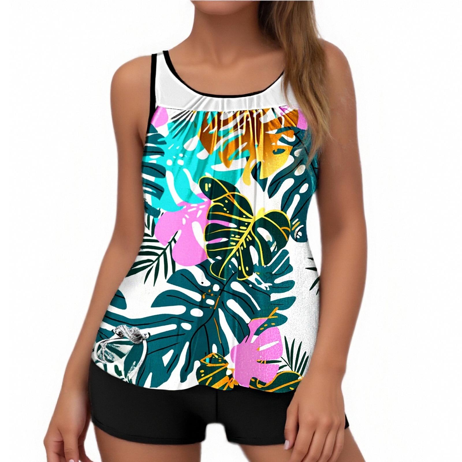 

Жіночий Модний Сексуальний Роздільний Купальник з Принтом з М якими Чашками та Кісточками, Безкоштовний L білий