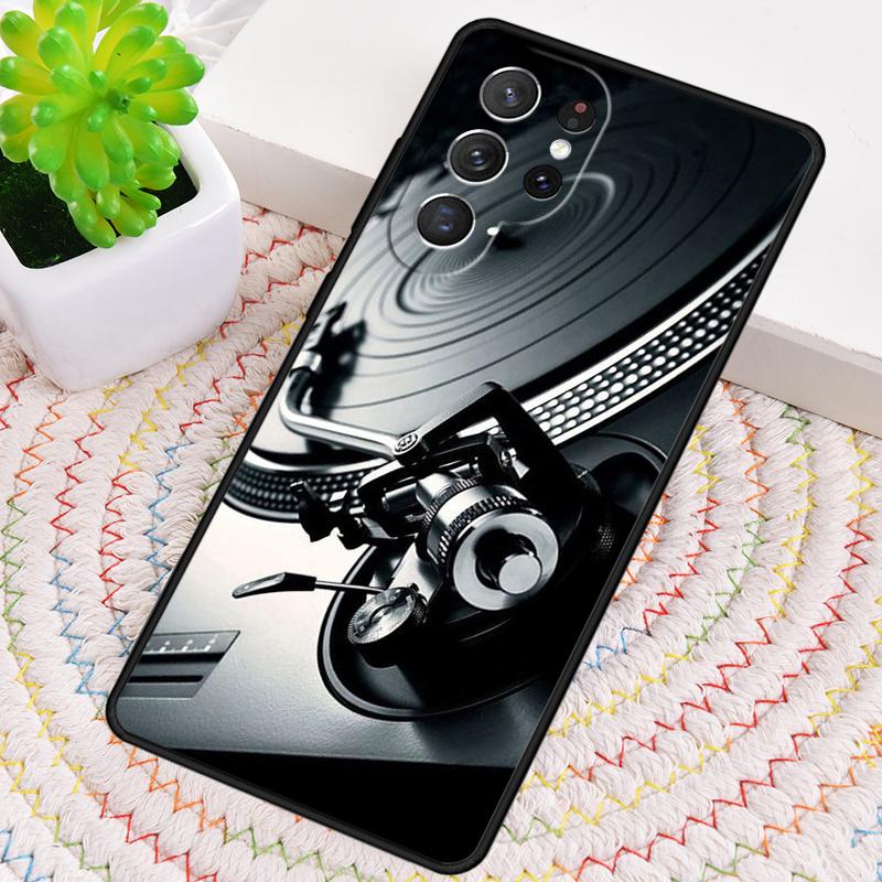 Vinyl DJ Record Art TPU Phone Case For Samsung Galaxy note 10 pro S26 S25 S24 S23 S22 Ultra Plus S21 FE S20 Shockproof Cover