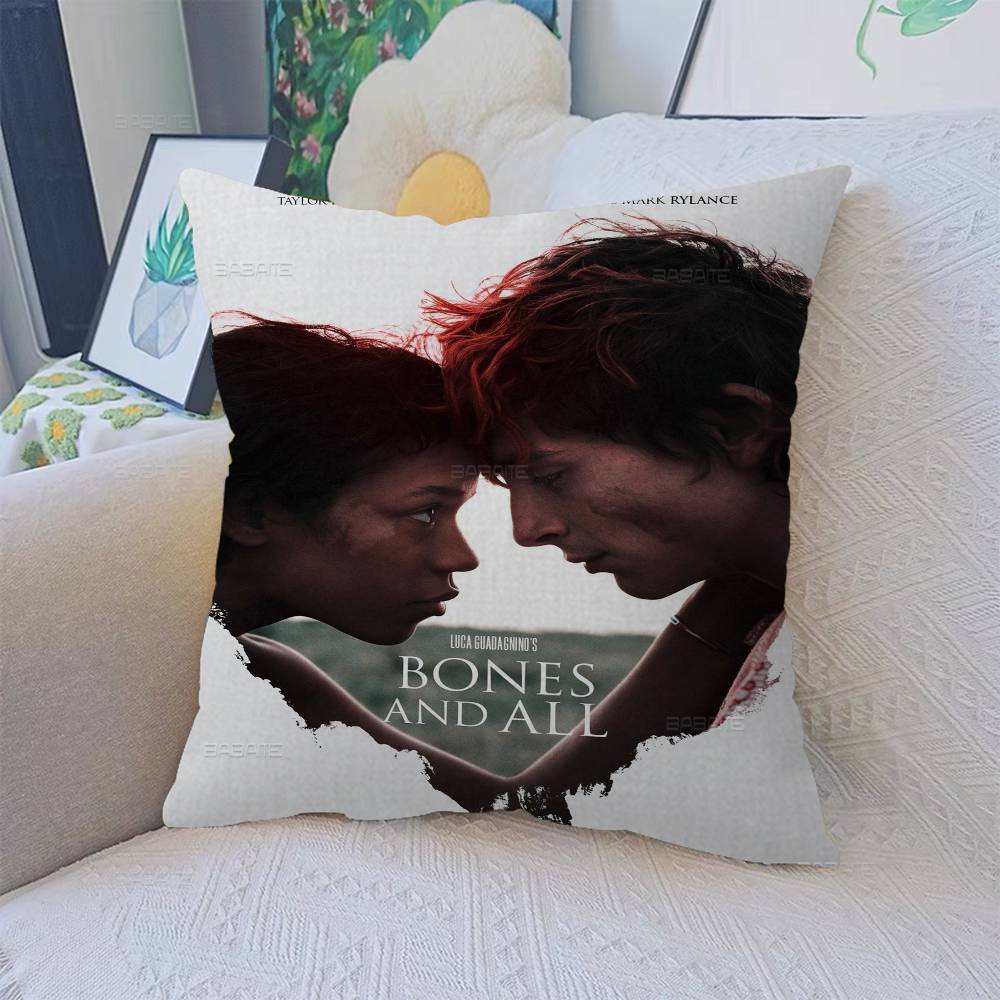 Bones and All Film Pillowcase toon Gift Cushion Cover Bedroom Home Sofa Chair Seat Decor pillow case