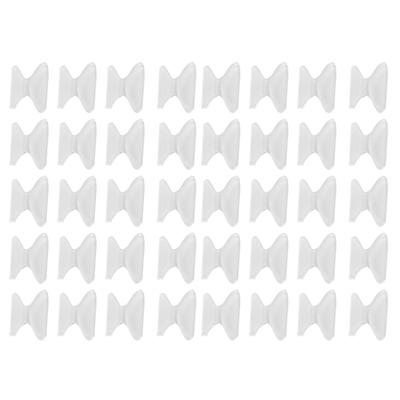 20 Pairs 1.8mm Soft Silicone Anti-Slip Nose Pads Glasses Sunglasses Accessories White