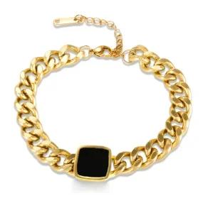 Stainless Steel Heart-shaped Ladies Elegant Bracelet For Women Crystal Bangle