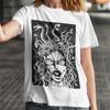 Medusa Unisex Erwachsenen T-Shirt, Vintage Kunst Unisex T-Shirt