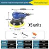 5-Inch Pneumatic Handheld Grinder & Polisher with Sandpaper & Waxing Head